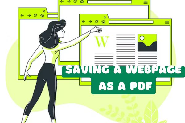 Saving a Webpage as a PDF image